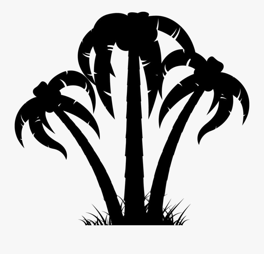 Palm Trees Clip Art Vector Graphics Portable Network - Three Palms, Transparent Clipart