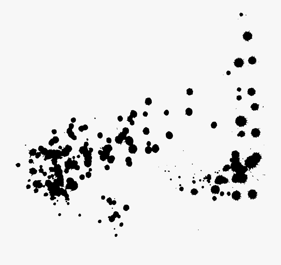 Paint Drops Clipart - Black Paint Drops Png, Transparent Clipart