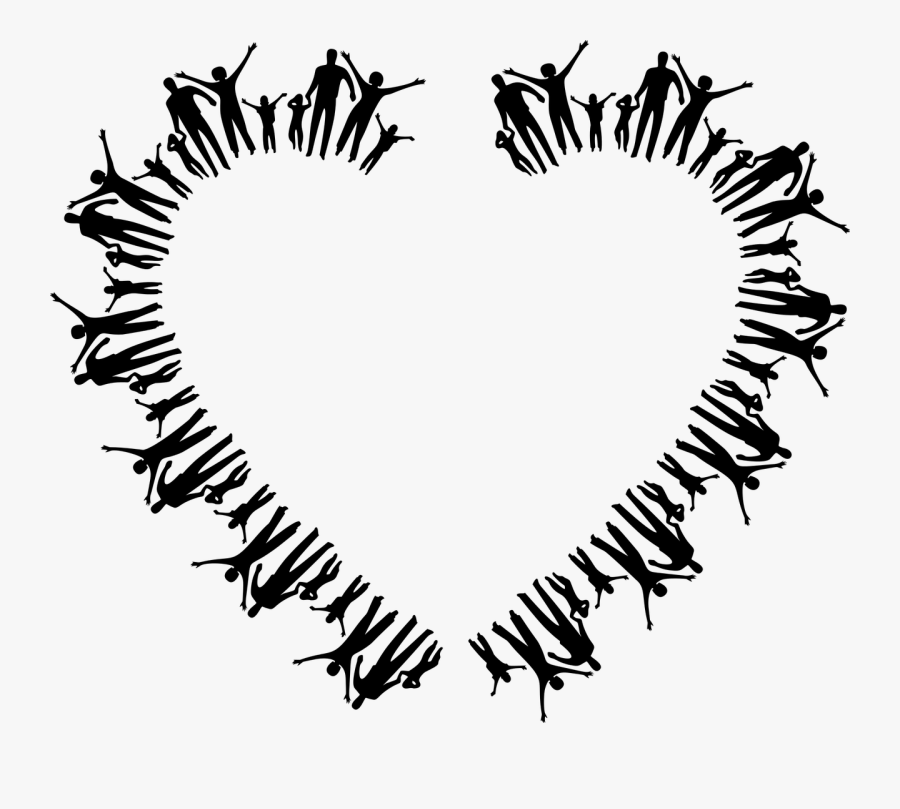 Love,leaf,symmetry - Transparent Happy Family Clipart, Transparent Clipart