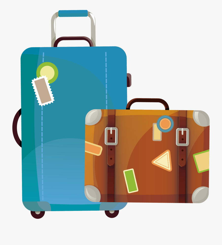 transparent luggage bag