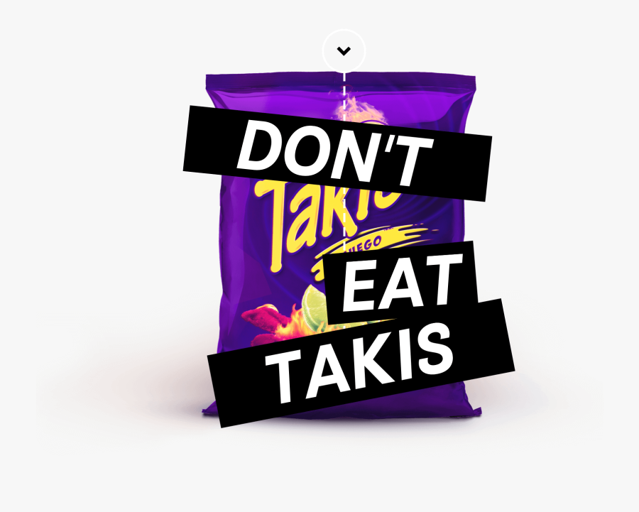 Bag Opening Takis Fuego - Graphic Design, Transparent Clipart