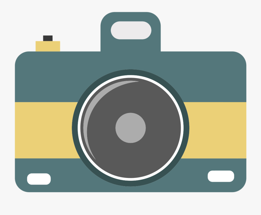Flat Camera - Flat Kamera Png, Transparent Clipart