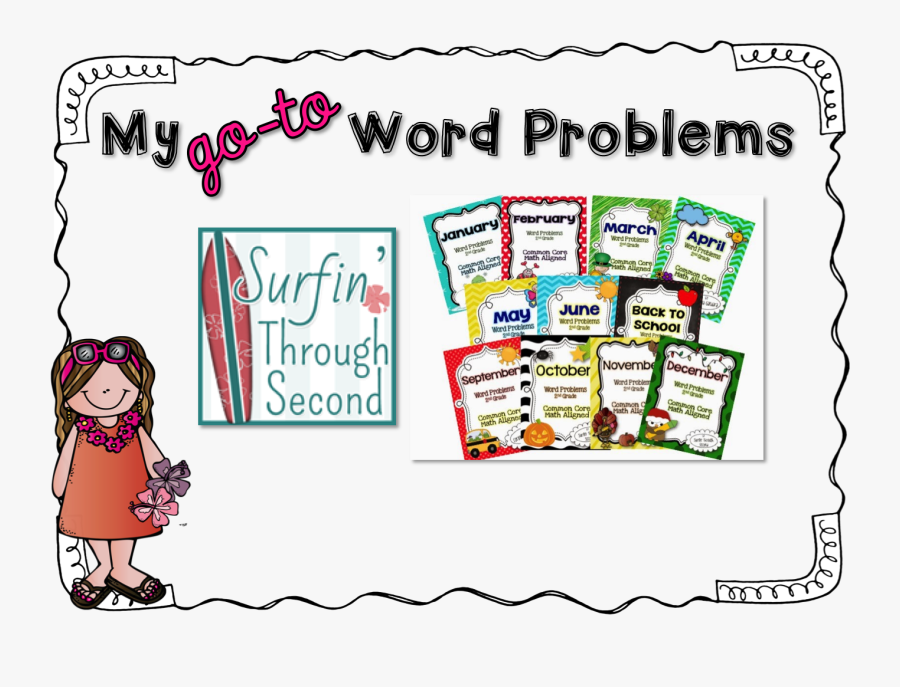 The Other One Is Corinna"s Monthly Word Problems - Cartoon, Transparent Clipart