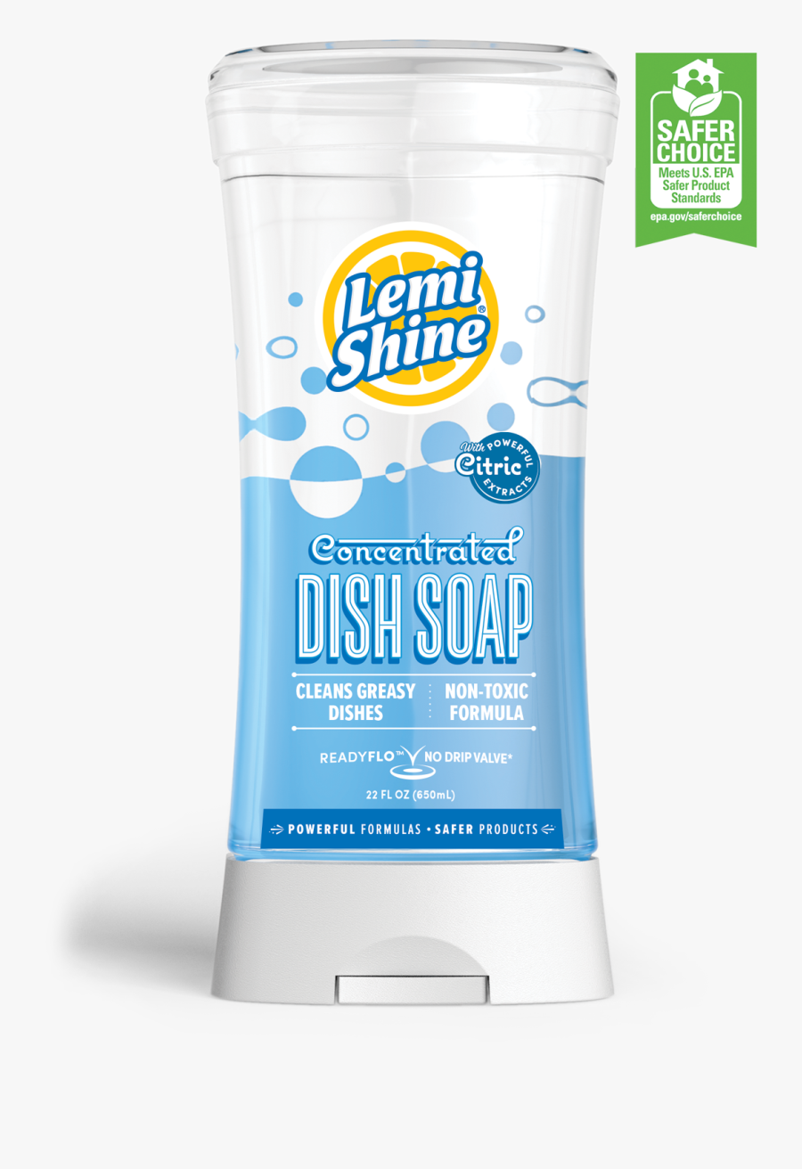 Dish Soap Concentrated - Lemi Shine Cleaner Singles, Transparent Clipart