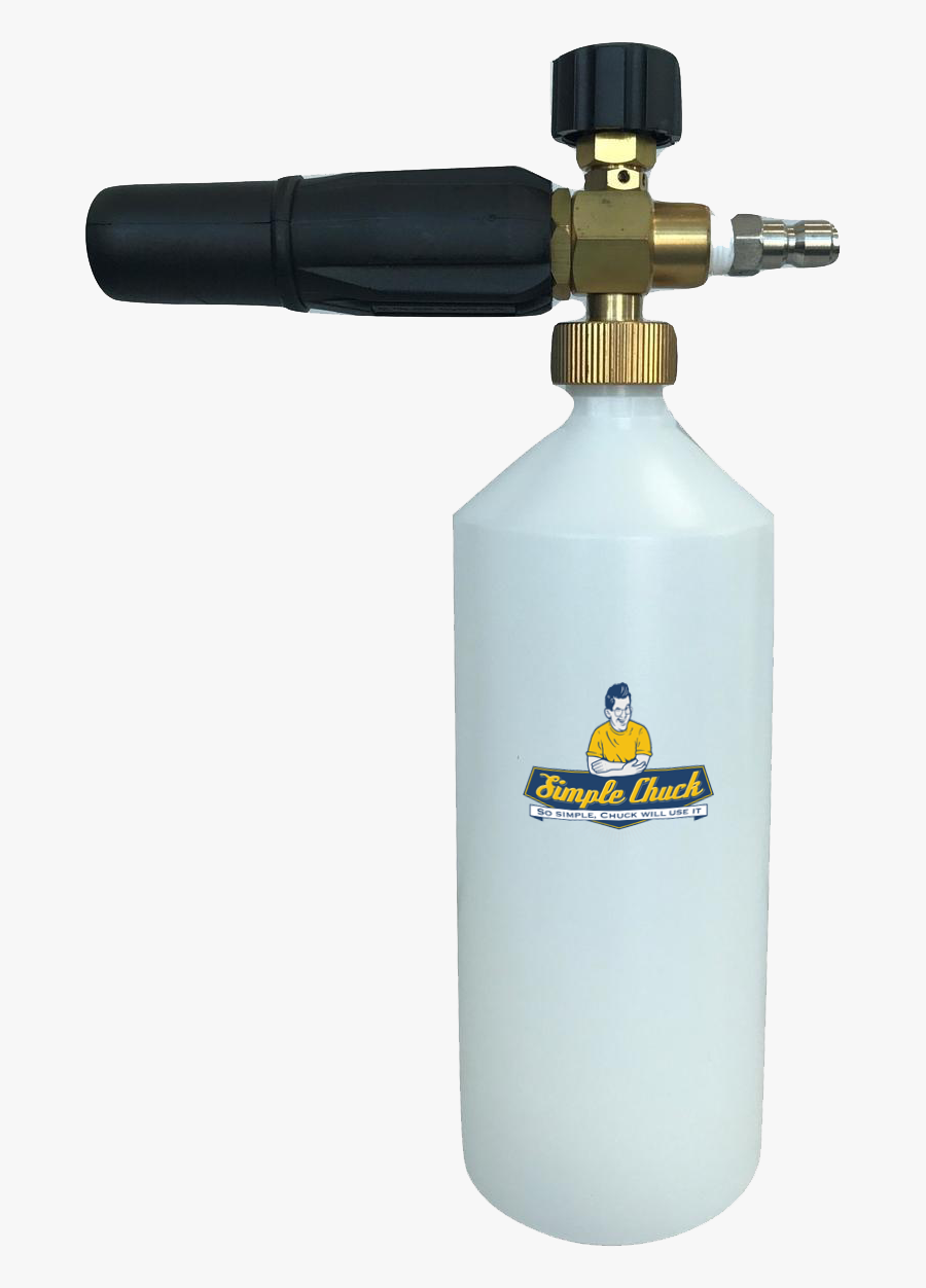 Foam Cannon - Simple Chuck - Plastic Bottle, Transparent Clipart