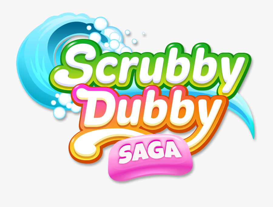 Scrubby Dubby Saga Logo, Transparent Clipart