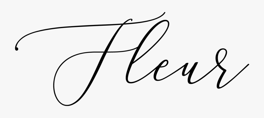 Fleur Handmade - Line Art, Transparent Clipart