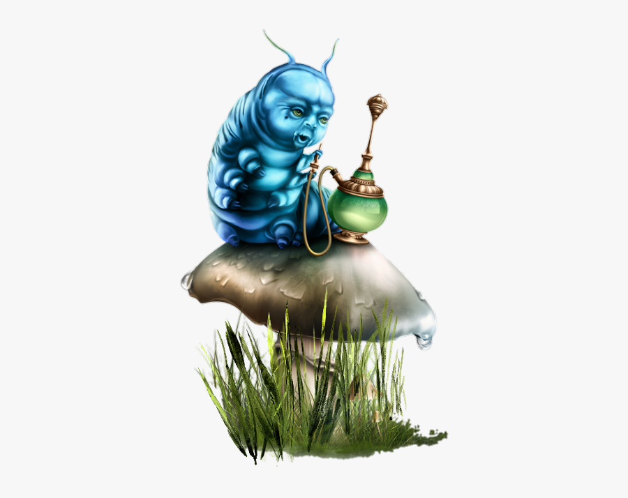 Freetoedit Caterpillar Oruga Aliceinwonderland - Alice's Adventures In Wonderland, Transparent Clipart