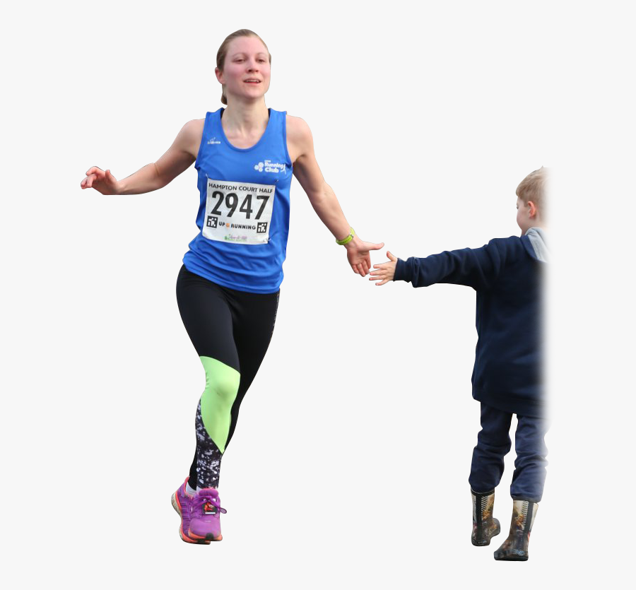 Running Person Png - Marathon Runner Png, Transparent Clipart