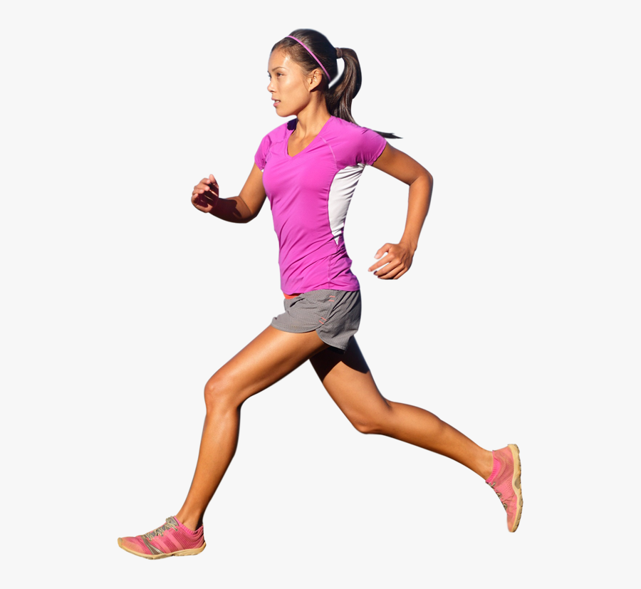 Girl Running Png - Woman Running Png, Transparent Clipart