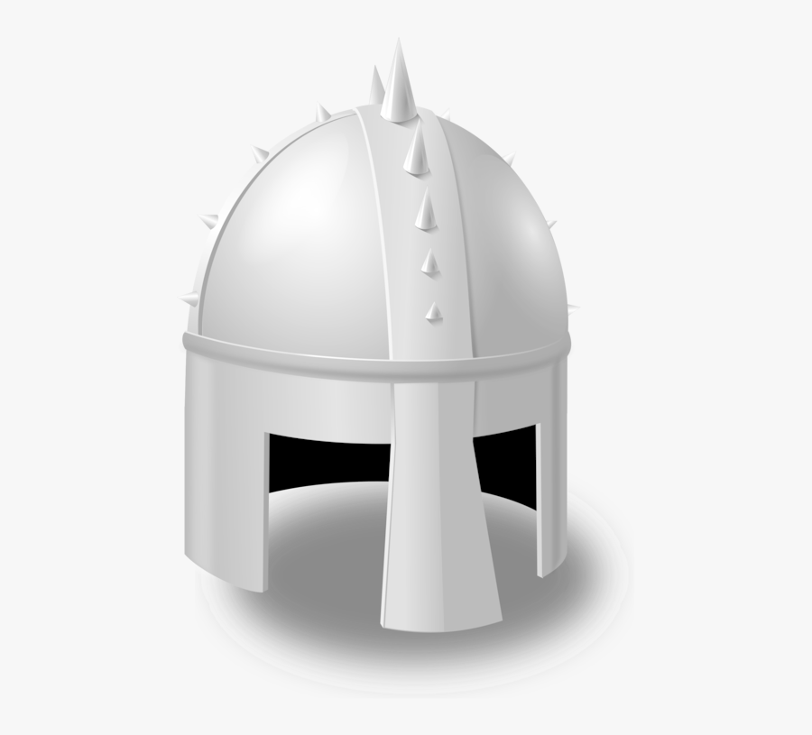 Helmet,angle,sphere - Cartoon Knight Helmet, Transparent Clipart