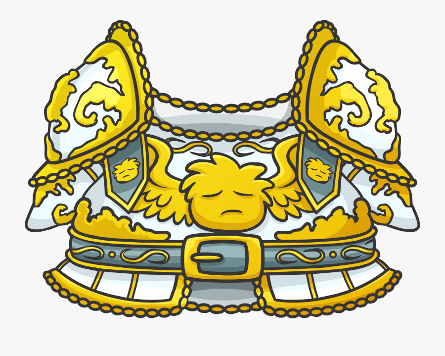 White Knight Armor - Club Penguin Rewritten White Knight Armor, Transparent Clipart