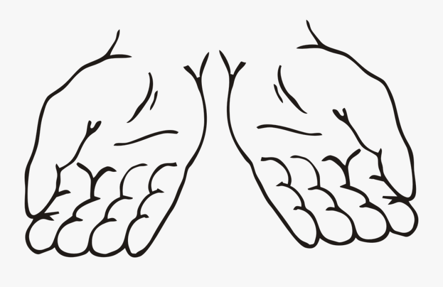 Band Aid Coloring Page 14, Buy Clip Art - Lending Hand Drawing, Transparent Clipart