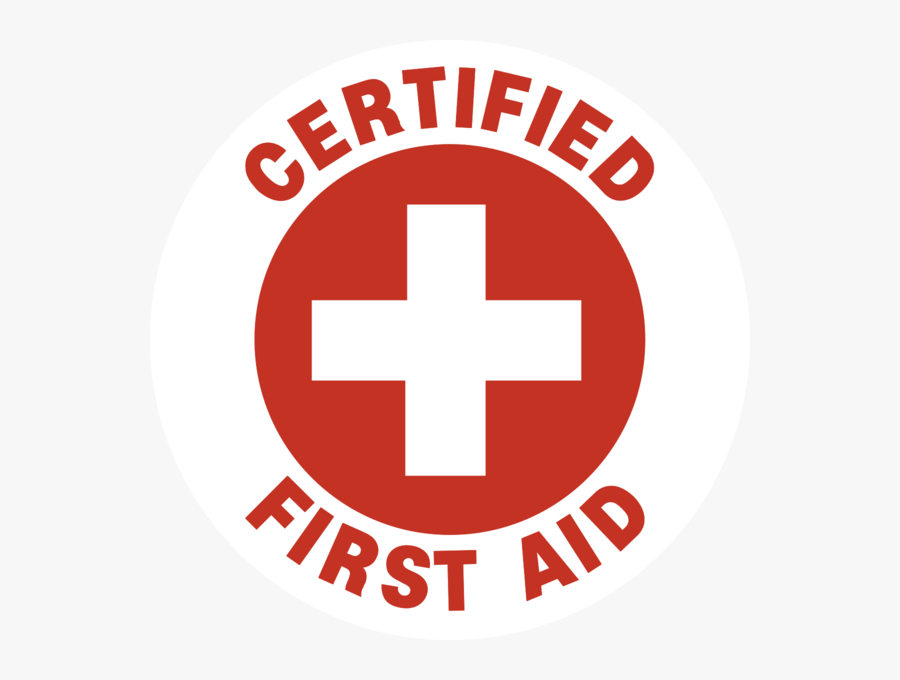 First Aid Certified - Certified First Aid Logo, Transparent Clipart
