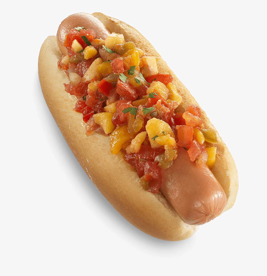 Clip Art Hot Dogs In Mouth - Bahama Mama Hot Dog, Transparent Clipart