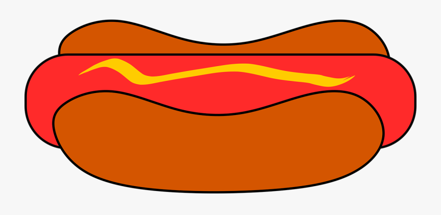 Transparent Hotdog Clipart - Animadas Imagenes De Comida Chatarra, Transparent Clipart