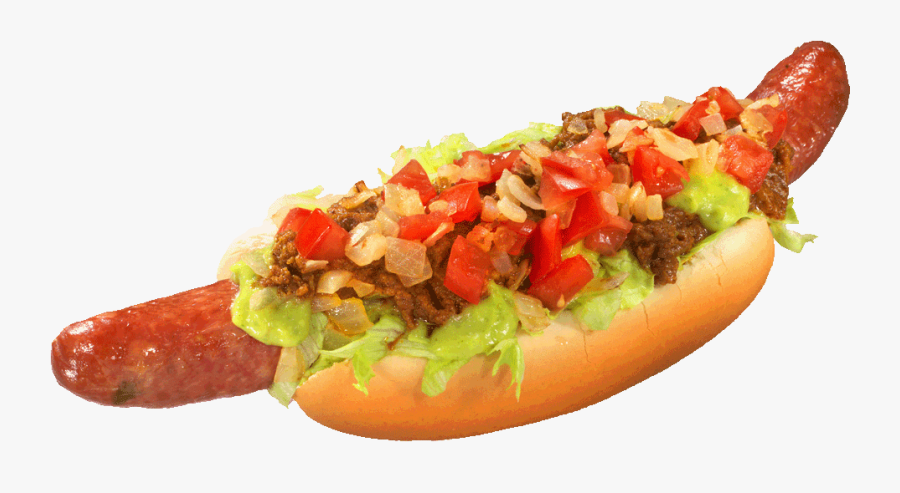 Food,cuisine,fast Food,dish,chili Dog,hot Hot Food,junk - Chili Dog, Transparent Clipart