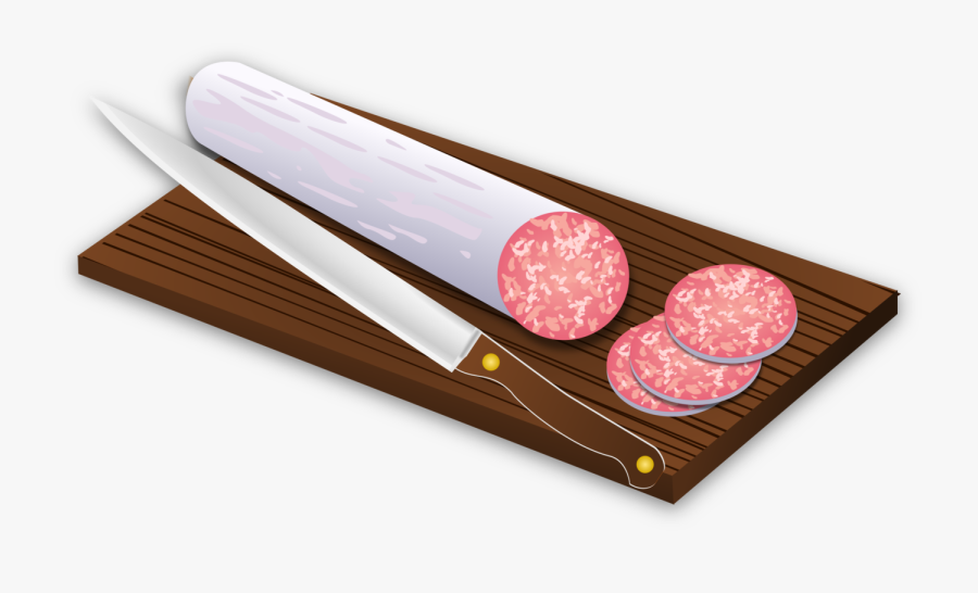 Cervelat,cuisine,sausage - Salami Clipart, Transparent Clipart
