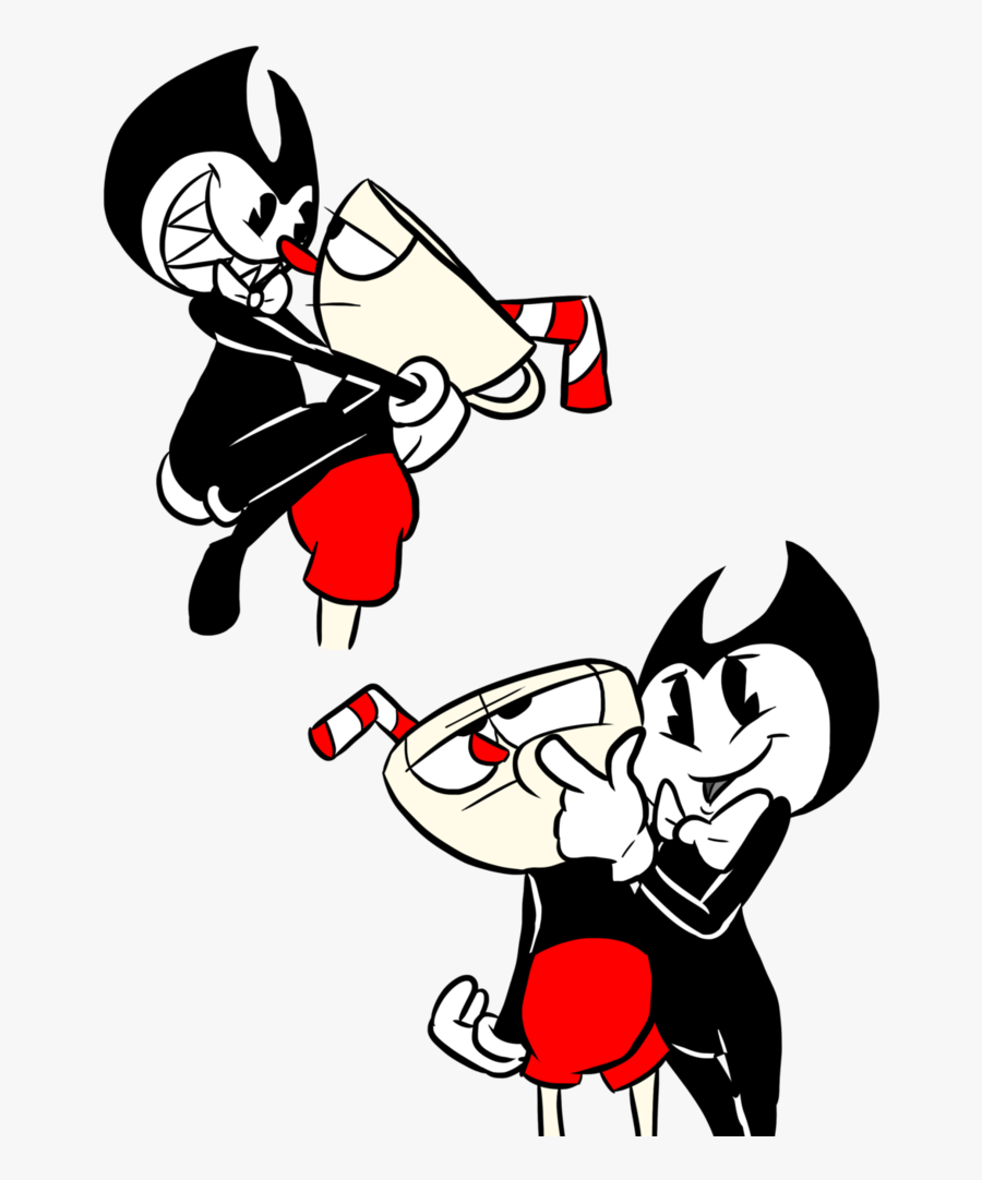 Clipart Free Download Battle Drawing Ink - Bendy And Cuphead, Transparent Clipart