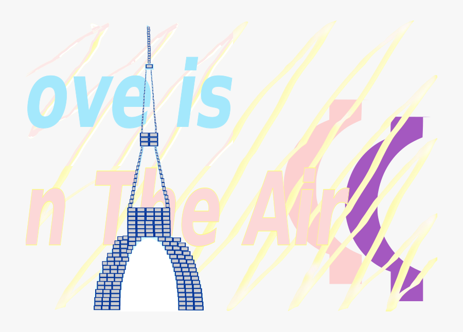 E-card Love Is In The Air La Tour Eiffel Tower 30 Aug - Poster, Transparent Clipart
