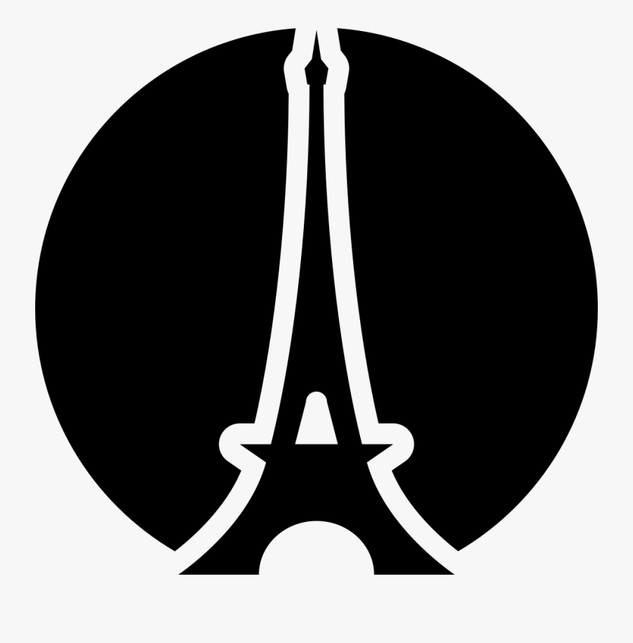Eiffel Tower In A Circle - Eiffel Tower Circle, Transparent Clipart