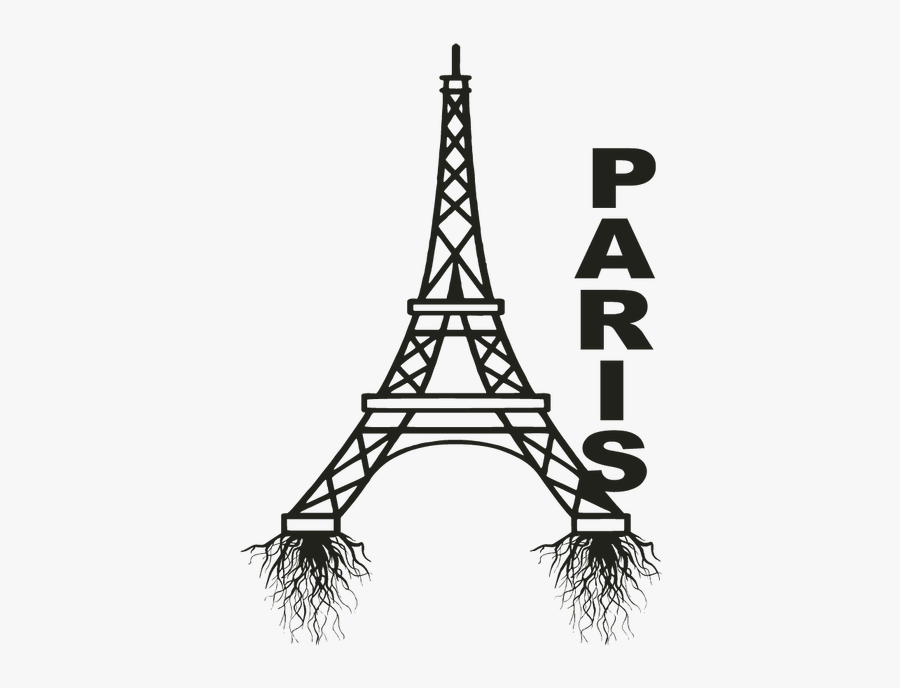 Paris Eiffel Tower Logo - Drawings Of The Eiffel Tower Easy, Transparent Clipart