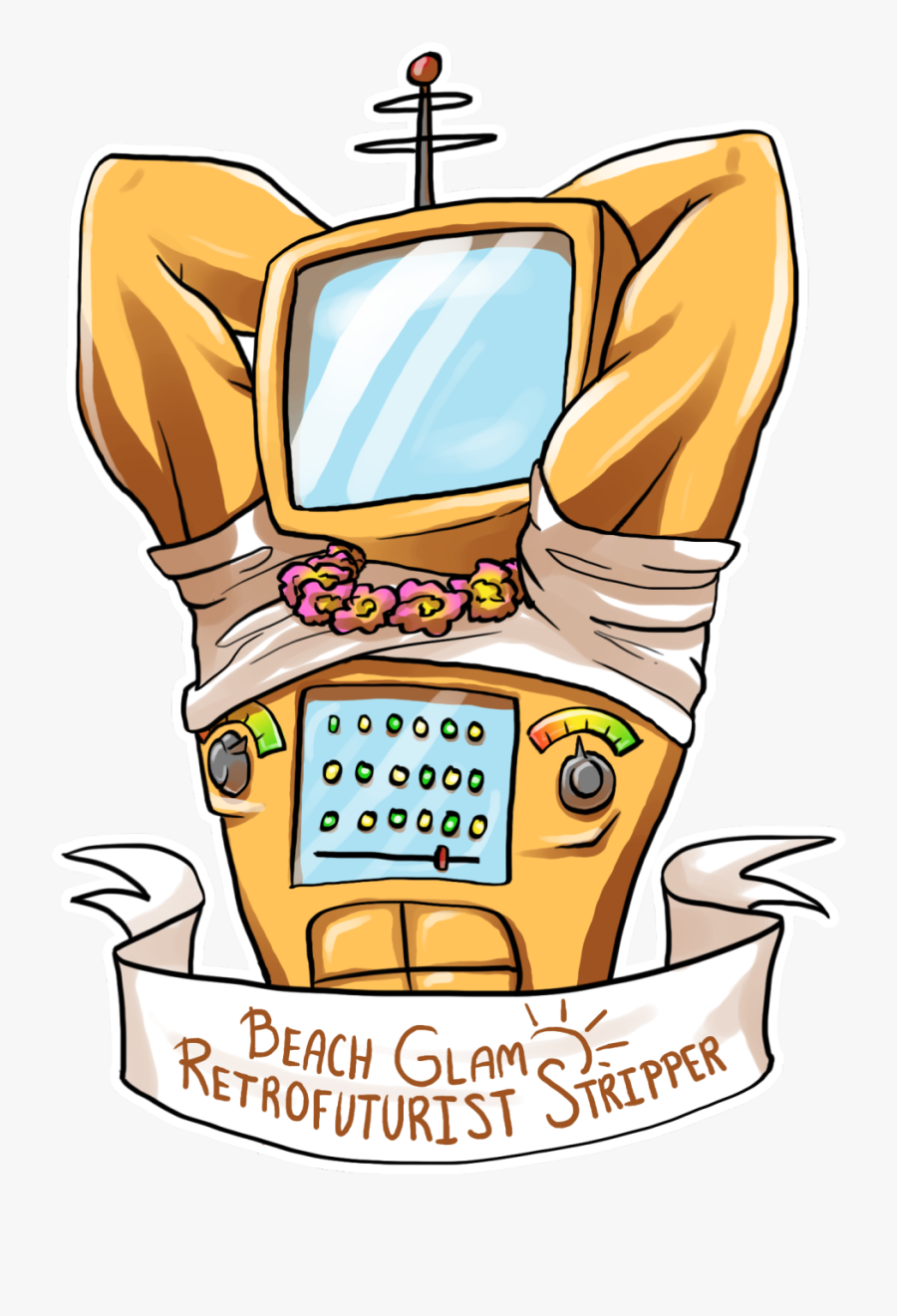 “aesthetic” Stickers For Me And The Friends Based On - Cartoon, Transparent Clipart