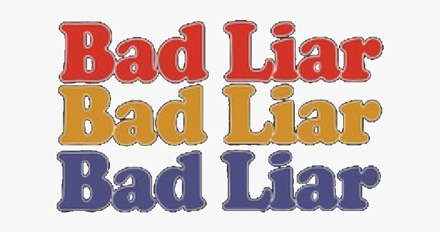 #bad #liar #red #yellow #blue #quote #words #niche - Tan, Transparent Clipart