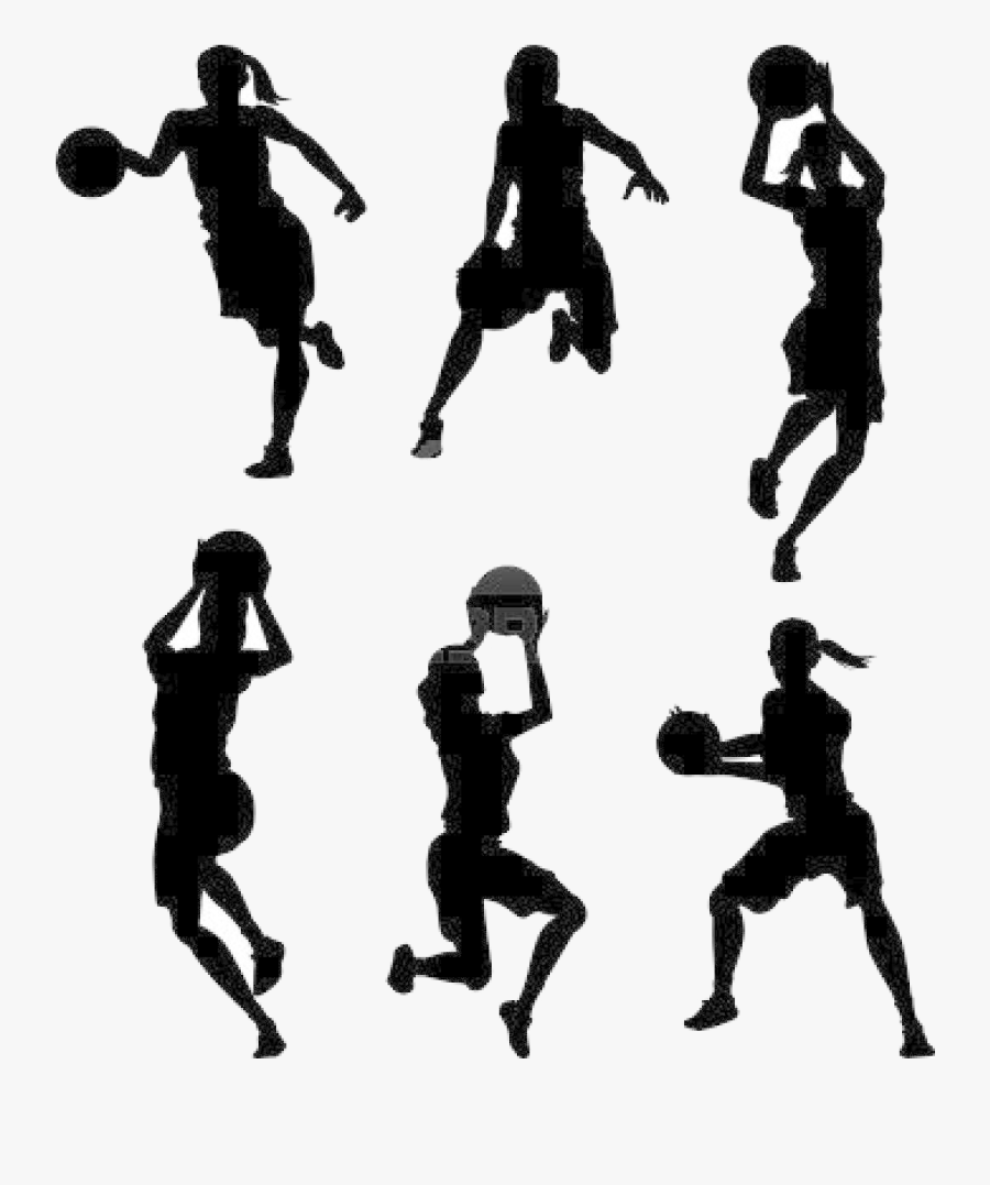 Women"s Basketball Female Stock Photography - Girl Basketball Player Vector, Transparent Clipart