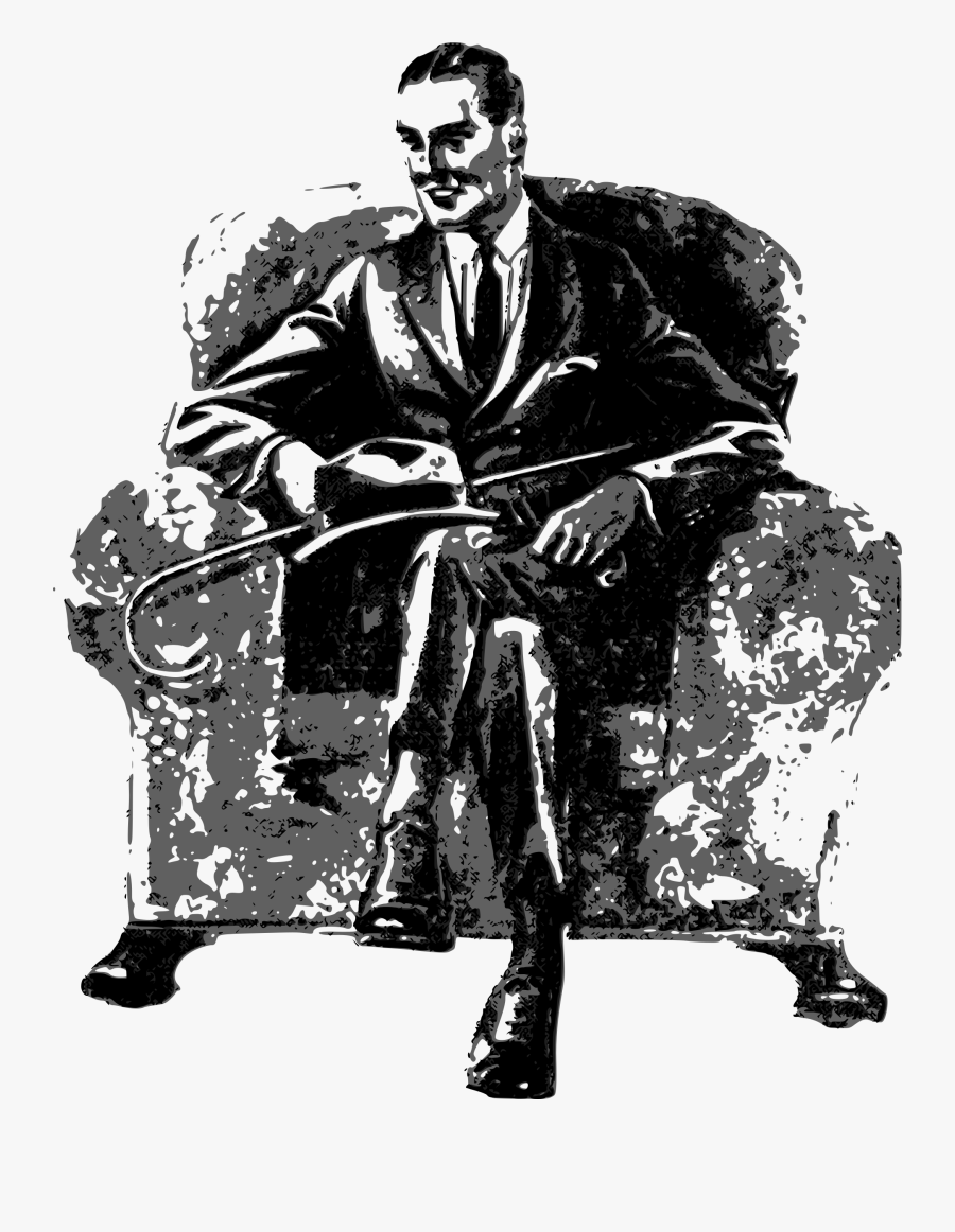Creepy Man On Sofa Clip Arts - Need To Stop Asking How Stupid Can You Be, Transparent Clipart