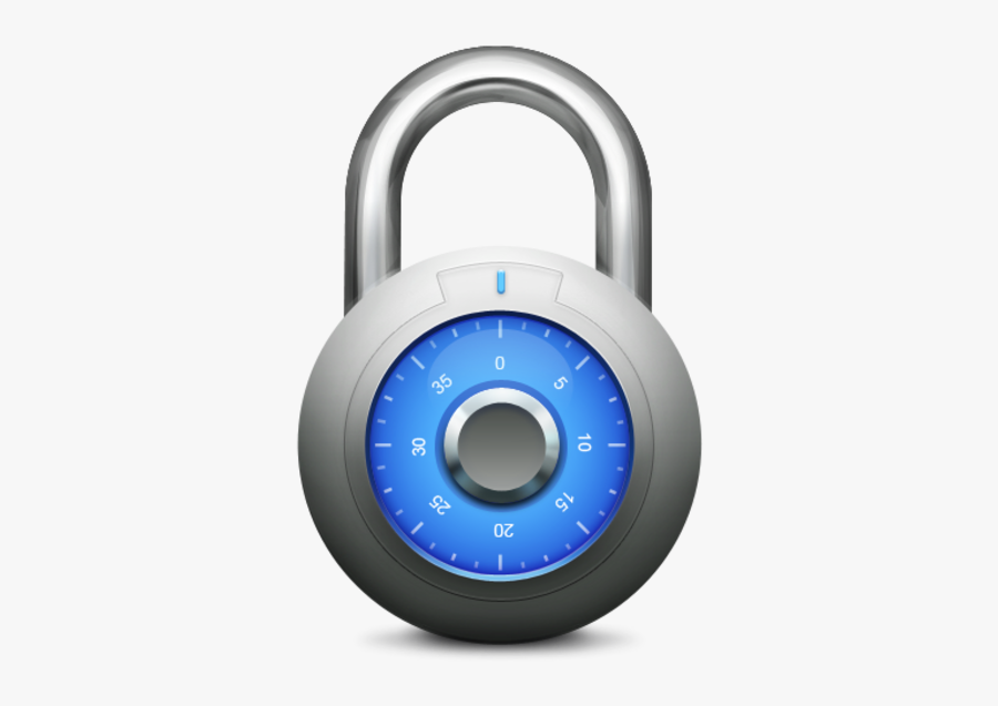 Encryption Panda Free Images - 3d Lock Icon Png, Transparent Clipart