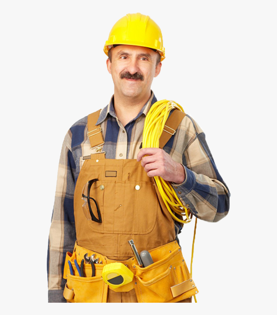 Industrial Worker Png Clipart - Builder No Background, Transparent Clipart
