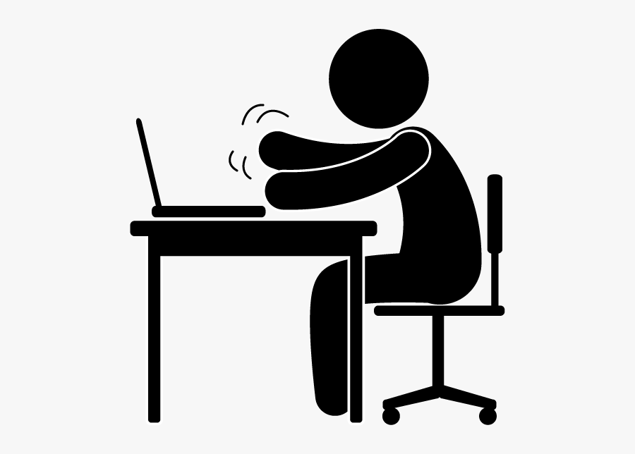 Computer Working Png, Transparent Clipart