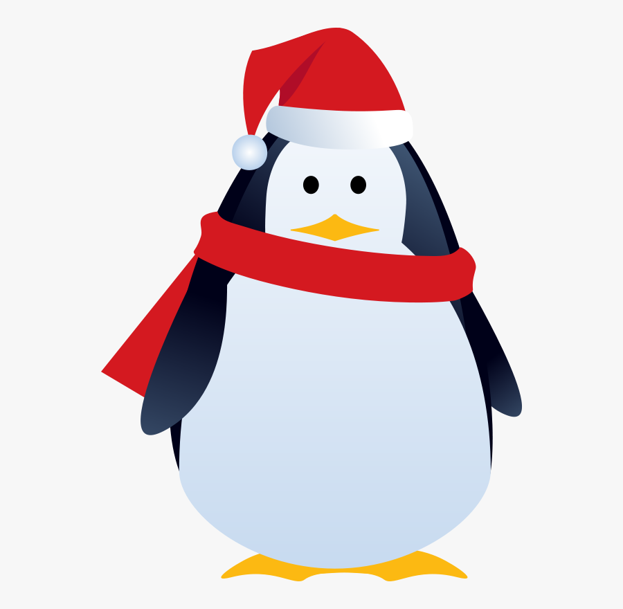 Christmas Penguin Png, Transparent Clipart