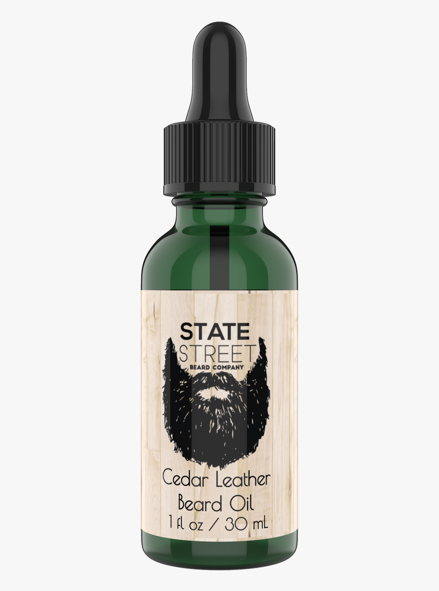 Beard Oil Png - Glass Bottle, Transparent Clipart