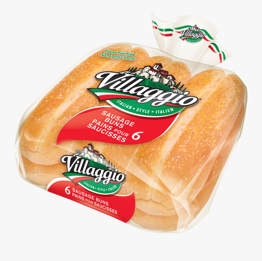 Italian Style Sausage Buns Villaggio, Transparent Clipart