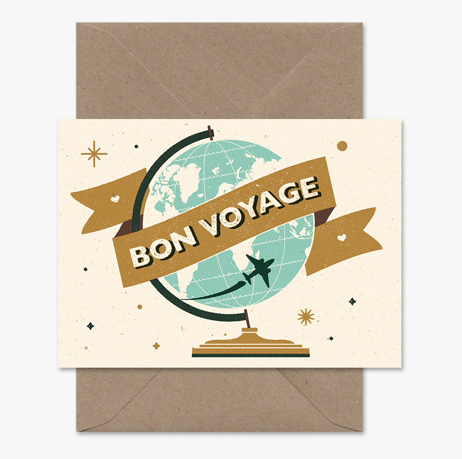 Clip Art Telegramme Paper Co - Bon Voyage, Transparent Clipart