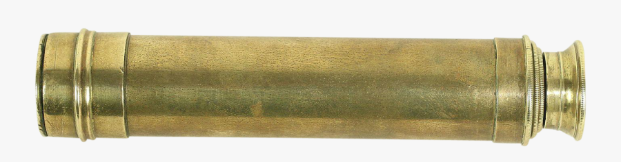 Clip Art Antique Spyglass - Weapon, Transparent Clipart