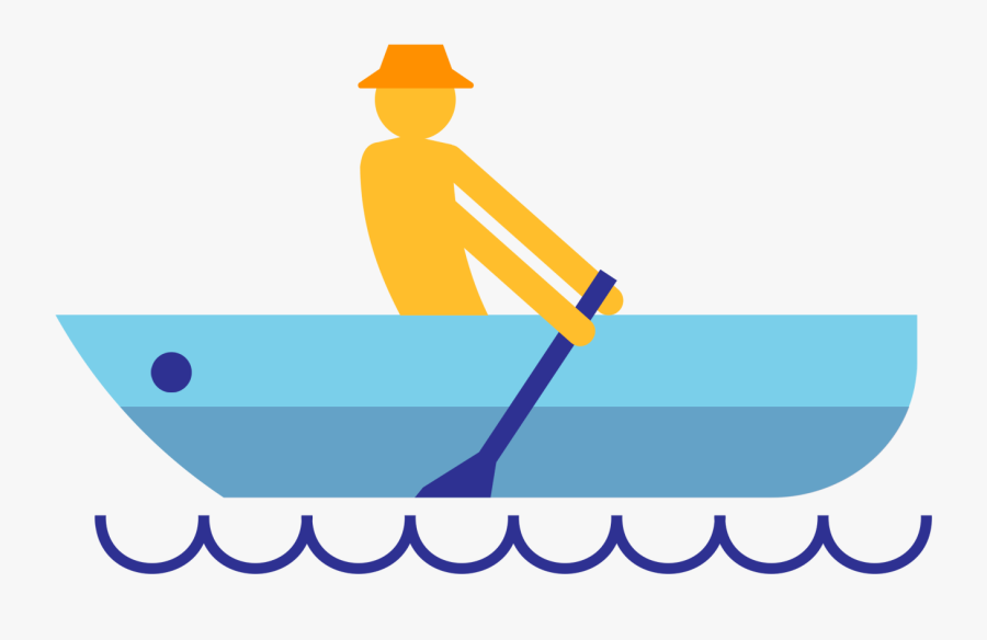 Rowing, Transparent Clipart