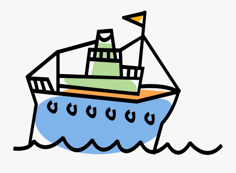 Cruise Or Ocean Liner Image Illustration Of , Transparent, Transparent Clipart