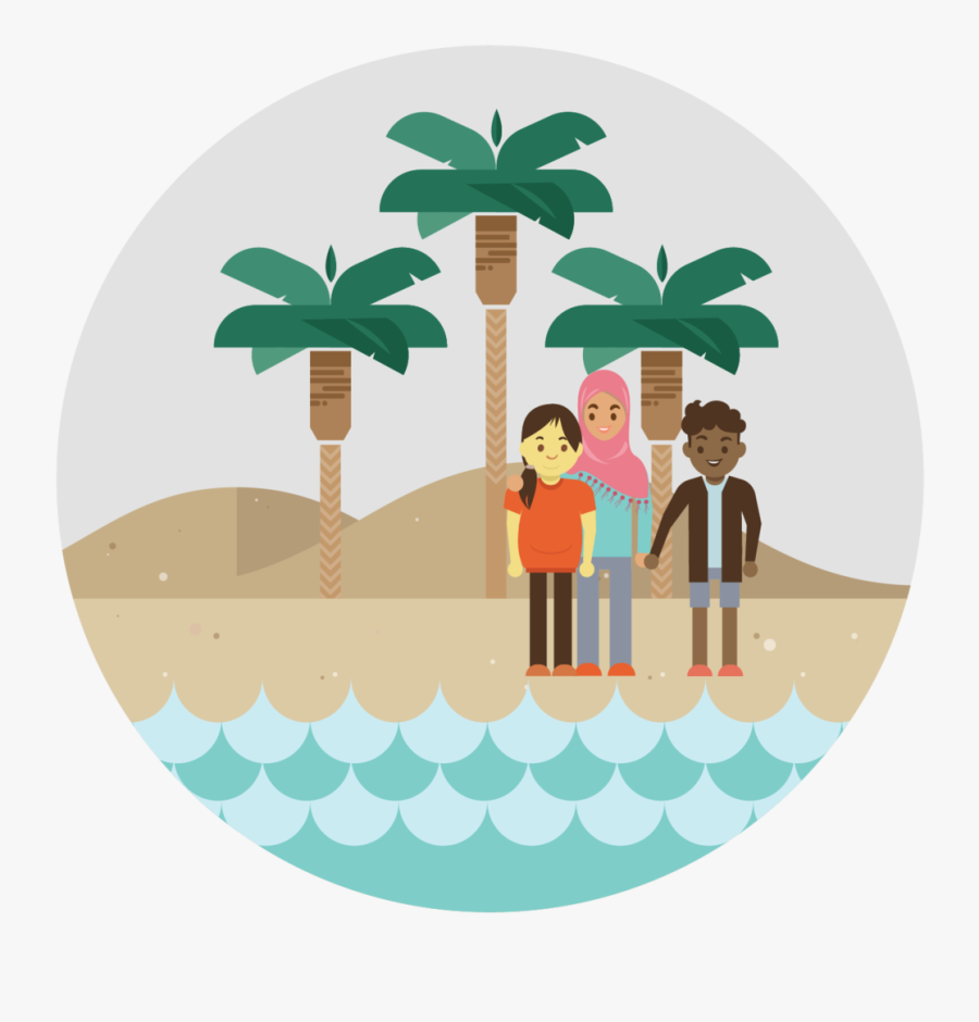 Circle2-01 - Vacation, Transparent Clipart