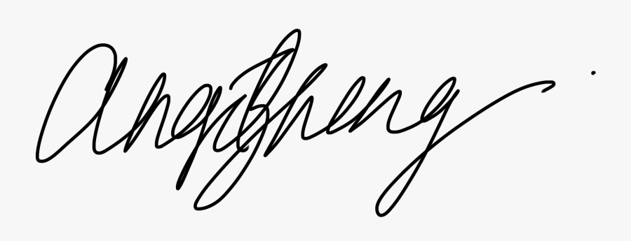 Angel Zheng - Calligraphy, Transparent Clipart