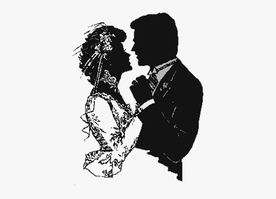 Wedding Invitation Bridegroom Wedding Reception Clip - White Bride Groom Clipart, Transparent Clipart