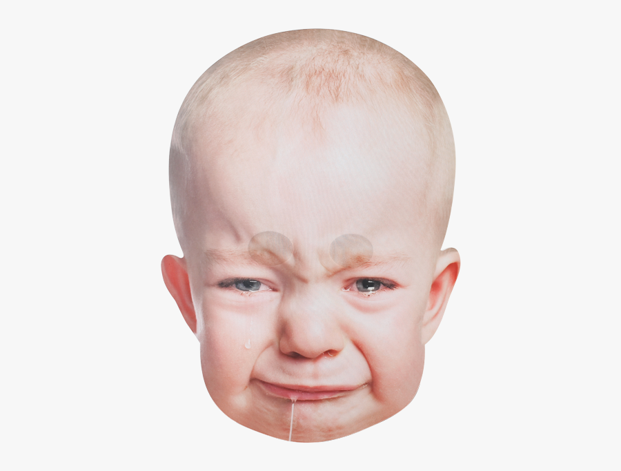 Crying Face Png - Crying Baby Transparent Background, Transparent Clipart