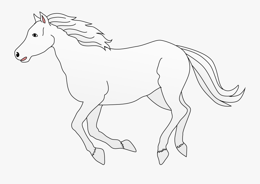 Transparent Rocking Horse Clipart - White Horse Clipart Png, Transparent Clipart