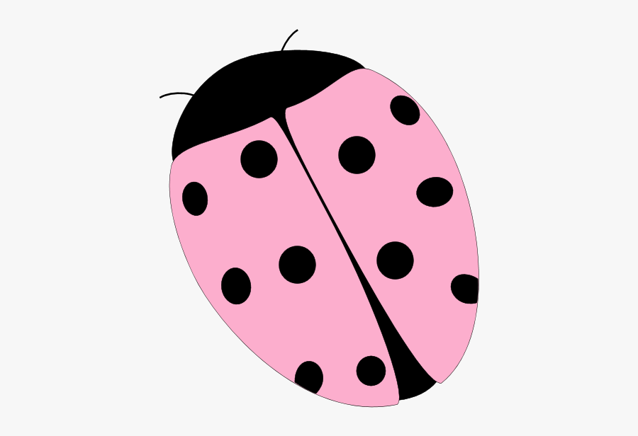 Pink - Lady - Bug - Ladybug Clip Art, Transparent Clipart
