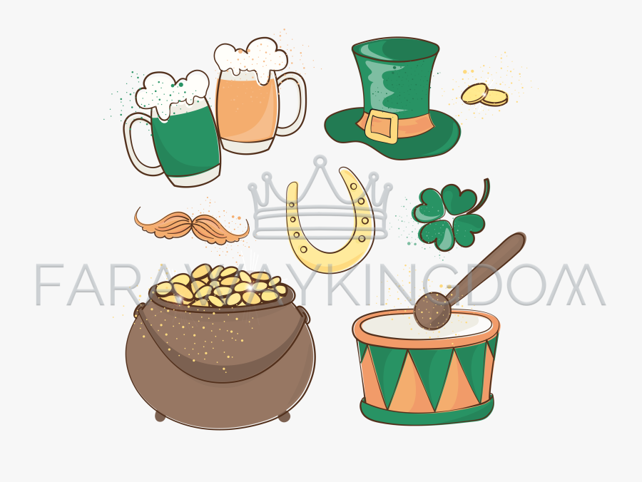 Patrick Beer Saint Patrick Day Vector Illustration - Saint Patrick's Day, Transparent Clipart