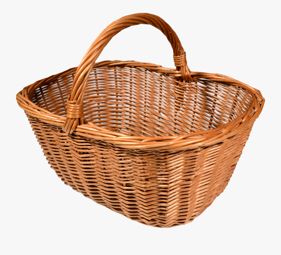 Basket, Transparent Clipart