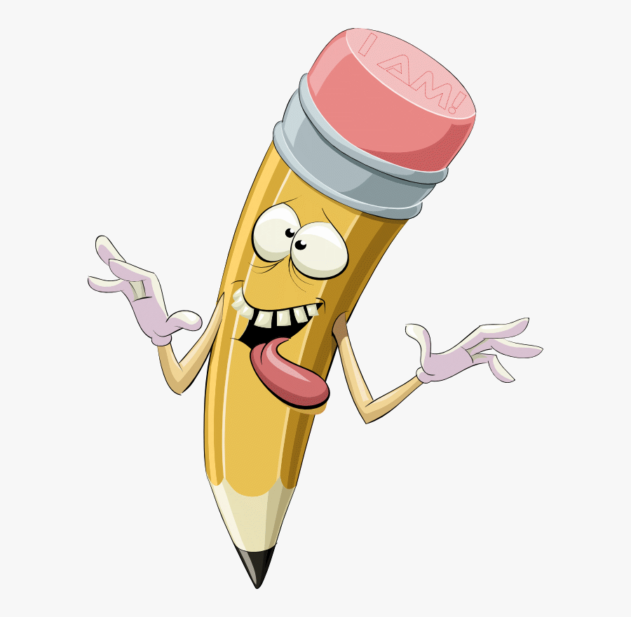 Appicon - Cartoon Crazy Pencil, Transparent Clipart
