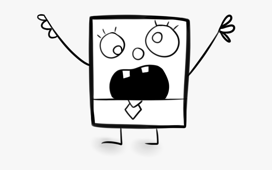 Transparent Doodlebob Png - Doodlebob Black And White, Transparent Clipart